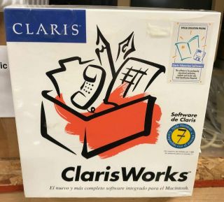Vintage Clarisworks.  Still Shrinkwrapped.  Version 7 Compatible.