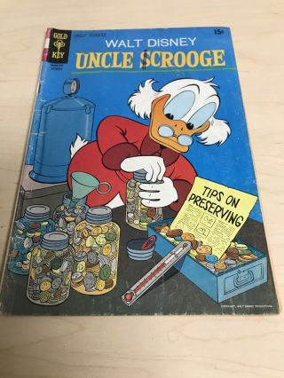 Walt Disney Uncle Scrooge 89 (- 3.  0) Gold Key Comics/1970