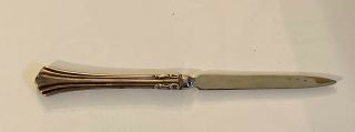 Rare Antique 18th Century Sterling Silver Letter Opener By Reed And Barton