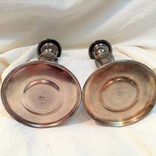 Antique Sheffield Silver Plate on Copper Candlesticks 2