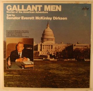 Senator Everett Mckinley Dirksen Gallant Men Lp Nos 1966 Spoken Capitol