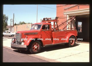 Denver Co 1940s Diamond T Wrecker @ Station 7 Fire Apparatus Slide