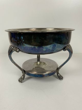 Vintage F.  B.  Rogers 1883 Silverplate Chafing Dish Warmer Rare Base Only