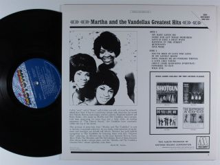MARTHA & THE VANDELLAS Greatest Hits MOTOWN LP VG, 2