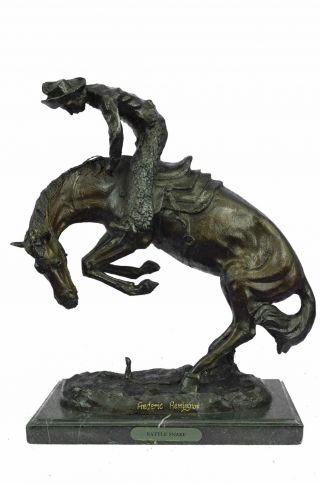 Rattlesnake Western Bronze Metal Sculpture By Frederic Remington 17.  5 " X 16 "