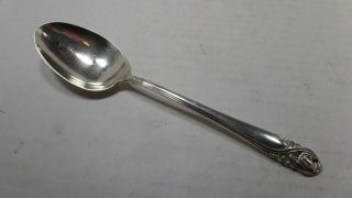 Antique (1942) Sterling Silver Serving Spoon By International,  Spring Glory Pat