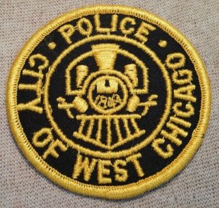 Il West Chicago Illinois Police Patch (3in)