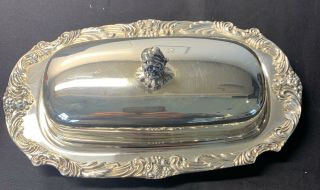 Reed & Barton Silverplate Butter Dish King Francis 1690