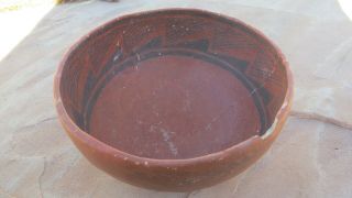 2 Anasazi,  Puerco Black on Red Bowls Pueblo Pottery Pre - columbian Chaco 4