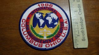 International Law Enforcement Olympics Columbus Ohio Obsolete Patch Bx 4 31