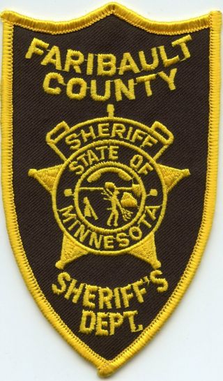 Faribault County Minnesota Mn Sheriff Police Patch
