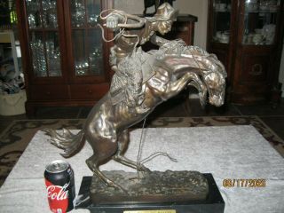 Frederic Remington The Broncho Buster Franklin Bronze