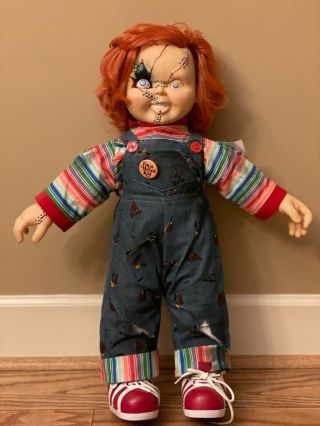 Vintage Bride Of Chucky Doll Good Guys With Tag 24 " Fishel Toy Nr With Tag