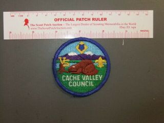 Boy Scout Cache Valley Council Patch Cp 7006aa