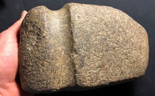 Huge Native American 3/4 " Grooved Stone Axe Se Iowa Field Find 5,  Lbs Wow