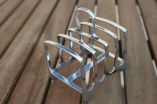 Art Deco Silver Plated Toast Rack By James Dixon Of Sheffield