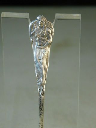 STATE CAPITOL DENVER COLORADO NATIVE AMERICAN INDIAN STERLING SPOON 2