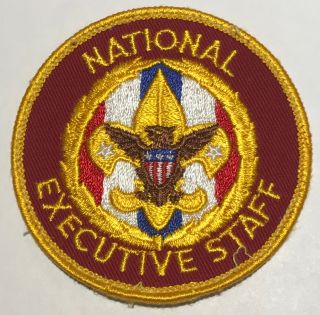 National Executive Staff Position Patch Boy Scout Mc7