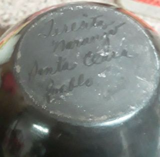Santa Clara Blackware Jar by Teresita Naranjo (1919 - 1999) 6