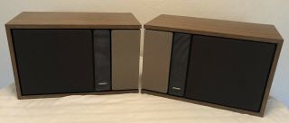 Vintage Bose 301 Series Ii Direct Reflecting Bookshelf Studio Speakers