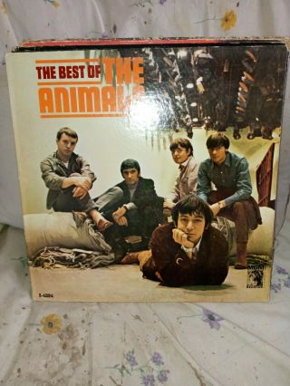 The Animals The Best Of Empty Lp Cover Garage Rock