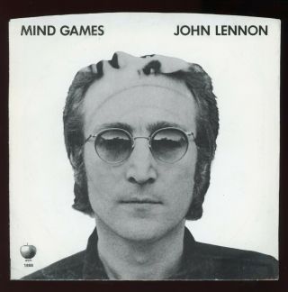 John Lennon 45 & Ps Mind Games 1973 Orig.  Apple 1809 - Beatles