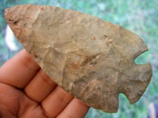 Fine Colorful G10 Ohio Snyders Hopewell Point With Arrowheads Artifacts