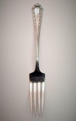 Antique Watrous & Co.  Florentine Pattern Sterling Silver Dinner Fork
