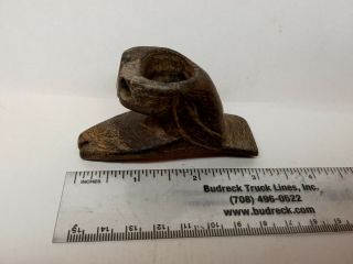 Fine Museum Quality Hopewell Owl Effigy Pipe Virginia Artifact Relic 2