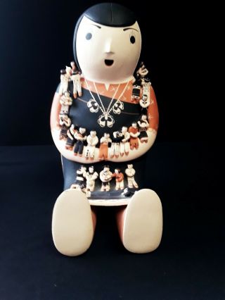Dena M.  Suina Cochiti Pueblo Storyteller Pottery