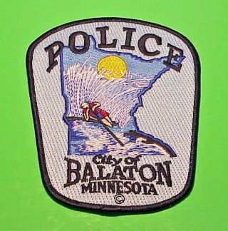 Balaton Minnesota Mn 5 " Police Patch