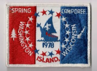 Washington Island,  Wisconsin,  1978 Spring Camporee Patch