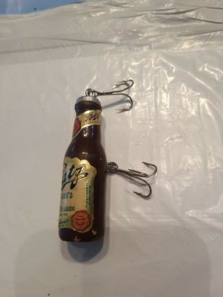 Vintage Blatz Beer Bottle Fishing Lure 2