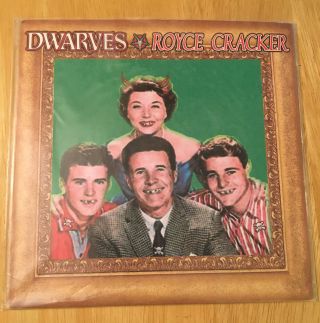 The Dwarves/royce Cracker Zodiac Killer Records 7” Vinyl Record Insert Red Wax