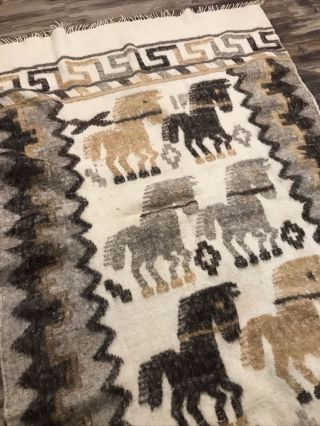 Vintage Navajo Rug/Horse Blanket - Colors 4