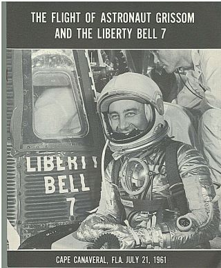 Mercury Liberty Bell 7 Astronaut Grissom 1961 Brochure Pamphlet