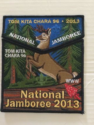Tom Kita Chara Lodge 96 2013 National Jamboree Two Piece Oa Flap