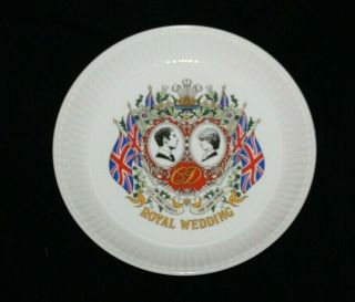 1981 Wedgwood Limited Edition Royal Wedding Plate Prince Charles Lady Diana