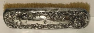 Antique Victorian Foster & Bailey Sterling Silver Clothing Brush