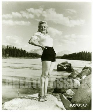 Marilyn Monroe River Of 1954 Gorgeous Vintage Photograph