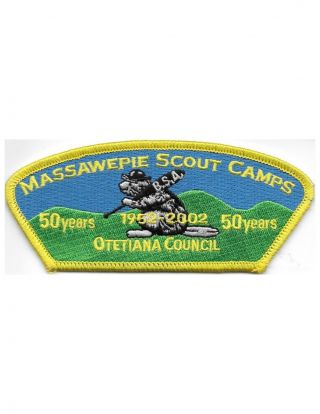 2002 Massawepie Scout Camps Otetiana Council 50 Years 1952 - 2002