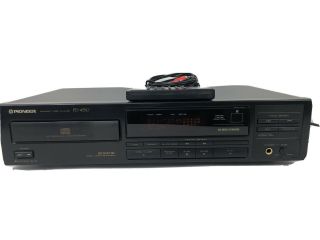 Pioneer Cd Player Single Disc Vintage Pd - 4550 With Remote