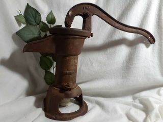 Vintage Cast Iron Hand Well Water Pump Homart Richter Sears,  Roebuck&co.  882 - 33
