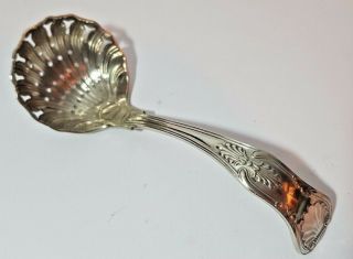 Kings Pattern Silver Plated Sugar Sifter Spoon Ladle Daniel & Arter C1920