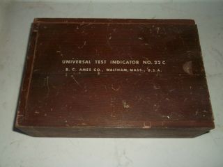 Vintage B.  C.  Ames Co Universal Test Indicator Set 22c Complete Set