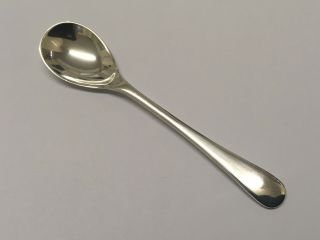 Pretty Solid Silver Condiment Spoon By Elkington & Co Birmingham 1966