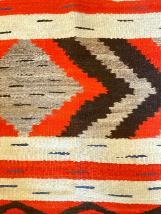 Authentic Navajo Transitional Blanket c.  1890 with Appraisal Report 3