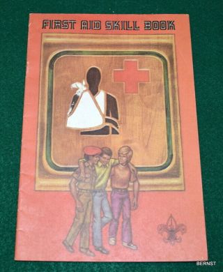 1974 Boy Scout - First Aid Skill Award Comic Style Book