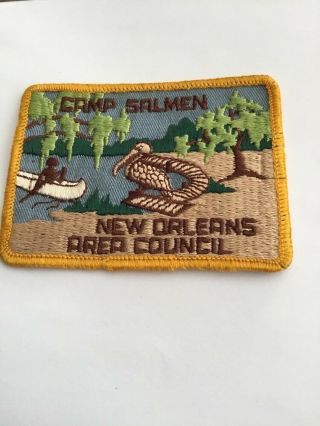 Boy Scout Bsa Camp Salmon Orleans Area Council Patch