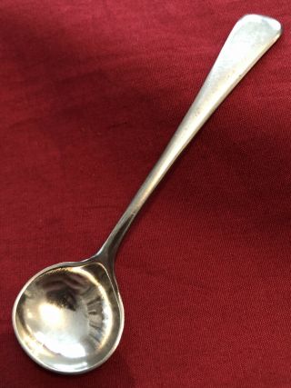 Vintage Nickel Silver Salt Spoon C.  1940 - British Air Ministry